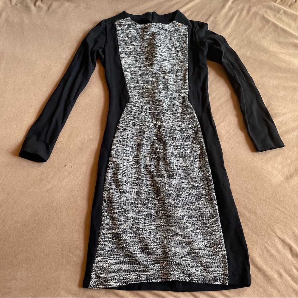 Salsa brand dress - Black with tinsely tweed, Size XS